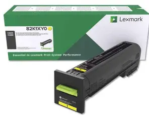 TONER 82K4XY0 YELLOW 22K PAGES FOR CX825 LEXMARK