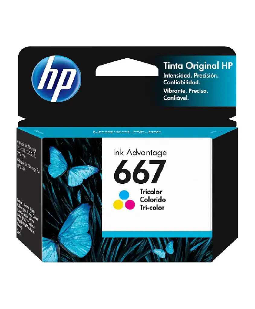 INK 667 TRI COLOR 100 PAGES HP