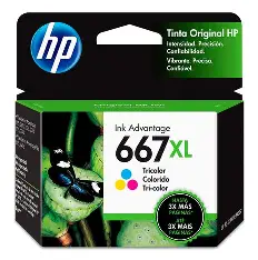INK 667XL TRI COLOR 330 PGS HP