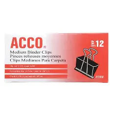 MEDIUM BIND PAPER CLIP BINDERS ACCO