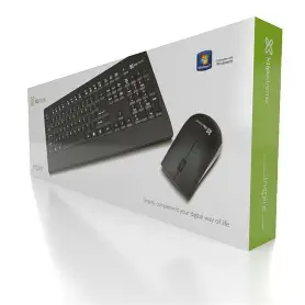 KEYBOARD & MOUSE KCK265E WIRELESS 2.5GHZ KLIP X