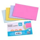 INDEX CARD 3x5 PASTEL RULED 100 COUNT PEN & GEAR