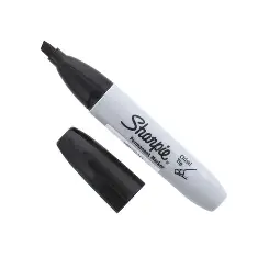 MARKER BLACK LARGE CHISEL TIP SHARPIE