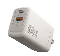 WALL FAST CHARGER GaN 65W DUAL PORT TYPE A & C - UNNOTEKNO