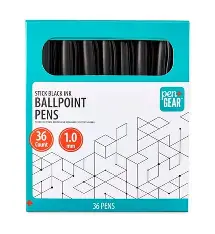 PEN ULTRA SMOOTH (SINGLE), BLACK 1.0 MM, (36/PACK) PEN & GEAR