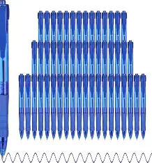 PEN BLUE INK 1.0MM 100 COUNT BALLPOINT RETRACTABLE DEEGTRAN
