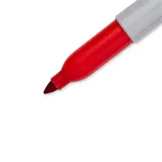 MARKERS RED FINE TIP FOR PLASTIC, METAL, WOOD AND MORE 36 COUNT SHARPIE