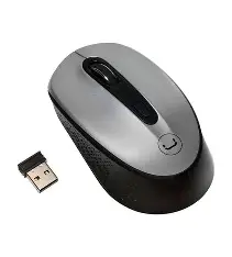 MOUSE MS6528 SILVER CONTOUR WIRELESS USB UNNO TEKNO