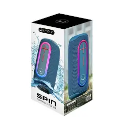 SPEAKER SPIN BLUE BLUETOOTH/SD CARD/ 3.5MM/ USB 6 HOURS WATERPROOF UNNO TEKNO