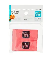 ERASER 2CT PINK PEN & GEAR