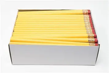 PENCILS YELLOW 144CT WOOD PENCIL GUY