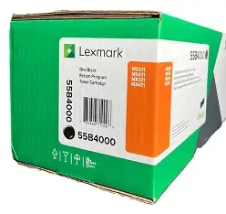 [3038] TONER 55B4000 BLACK 3K PAGES LEXMARK