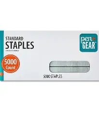 [4256] STAPLES STANDARD SIZE 5000 COUNT PEN & GEAR