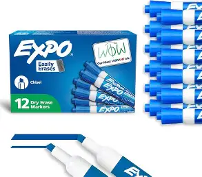 [5505] MARKER DRY ERASE BLUE (SINGLE) LOW ODOR EXPO