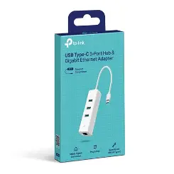 [6263] ADAPTER USB (UE330) 3.0 3xPORT HUB WITH GIGABIT ETHERNET TP LINK