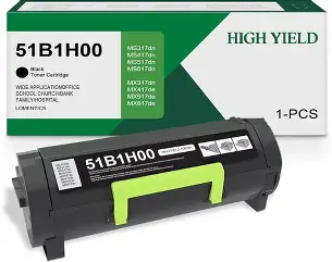 [6721] TONER 51B1H00 BLACK HIGH YIELD 8.5K PGS FOR MX417DE LEXMARK