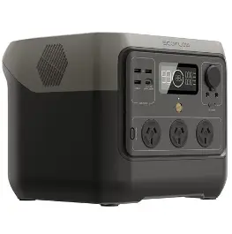[12515] PORTABLE POWER STATION RIVER 2 PRO (PORTS: 3xUSB A/ 1xUSB C/4x120V INPUT/ 3xDC PORT) 120V /SOLAR POWERED ECOFLOW