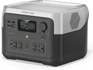 [12694] PORTABLE POWER STATION RIVER 2 MAX (PORTS: 2xUSB C, 3xUSB A, 4xAC OUTPUT) 512W OUTPUT POWER, SOLAR CHARGABLE, ECOFLOW