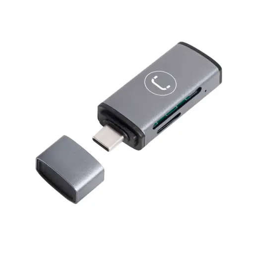 [62023] CARD READER TYPE C 3.0 CR1005GY UNNO TEKNO