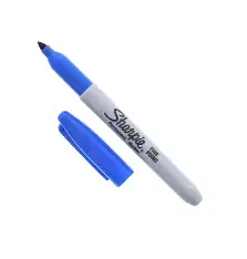 [63037] MARKER FINE TIP BLUE PERMANENT (SINGLE) SHARPIE