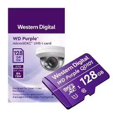 [80014] MICRO SD CARD 128GB SURVEILLANCE PURPLE WESTERN DIGITAL